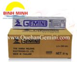Que hàn Inox Gemini 307A( Thái Lan), Que hàn Inox Gemini 307A, Báo giá Que hàn sắt Gemini LD52 E7016 giá rẻ